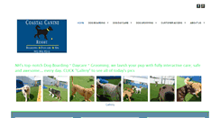 Desktop Screenshot of coastalcanineresort.com